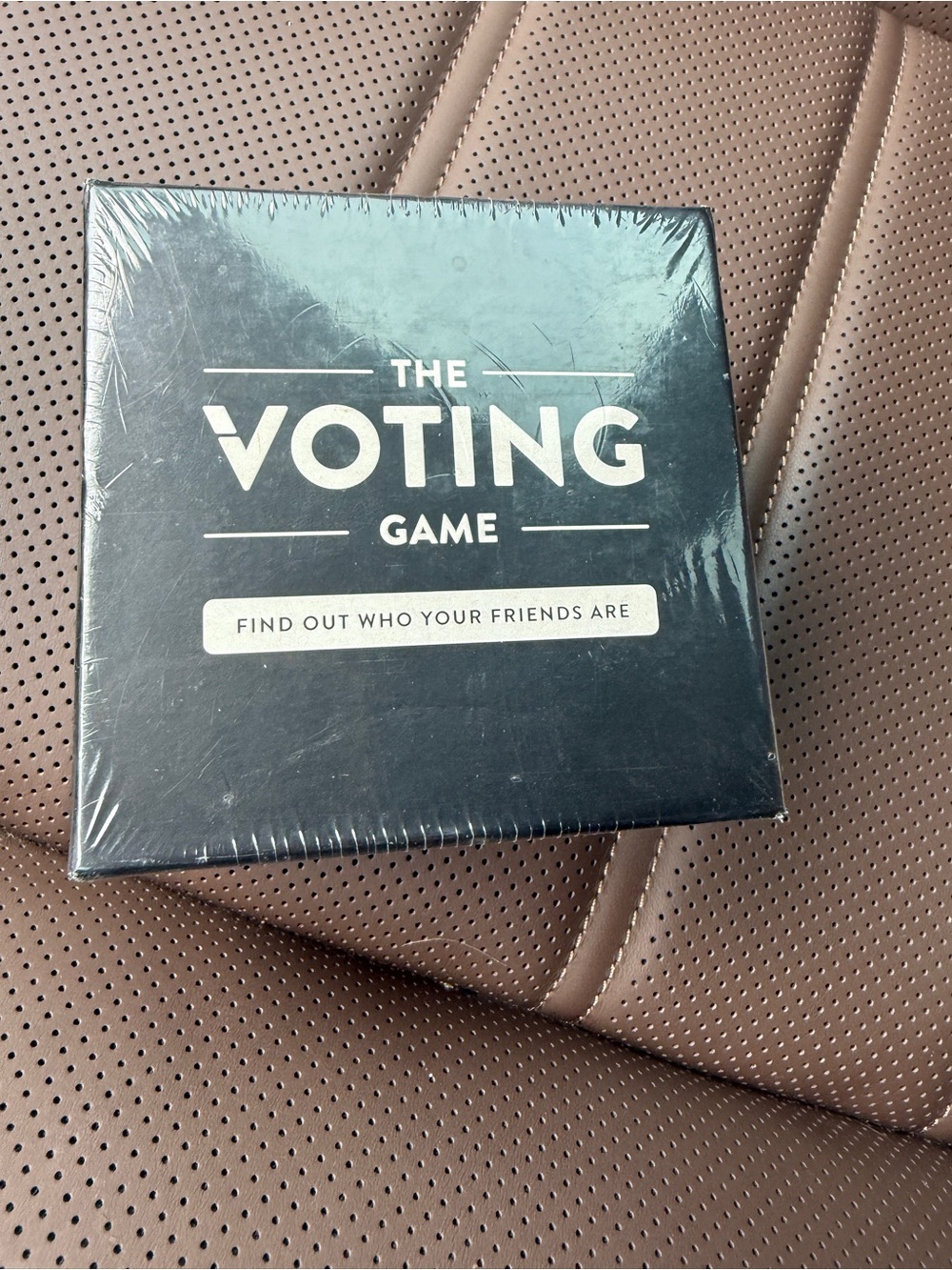 The Voting Game Party Card Game - Black